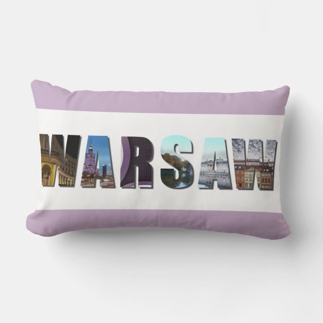 Synpunkter från Warszawa Polen Lumbarkudde (Framsida)
