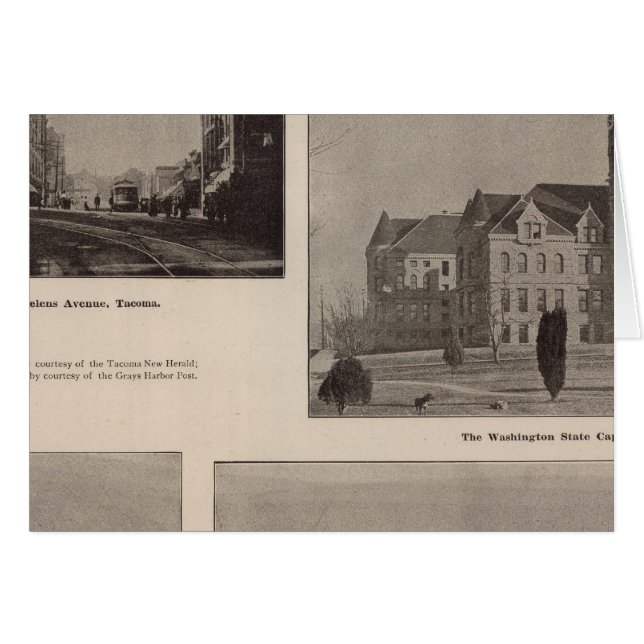 Synpunkter i Washington Hälsningskort (Framsidan Horizontal)