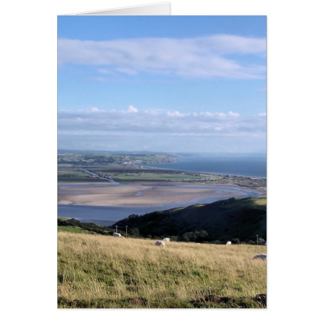 SYNPUNKTER PÅ WALES HÄLSNING-KORT HÄLSNINGSKORT (Framsidan)