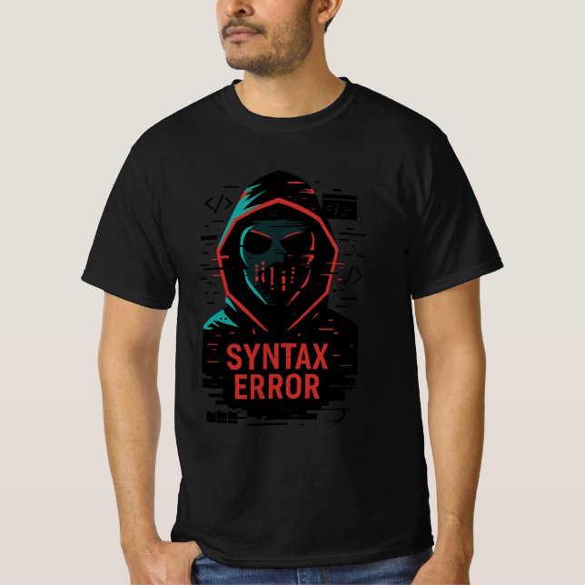 Syntax Error T Shirt (Framsida)