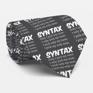 Syntax Funny Nose Picking Slips