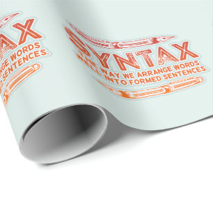 Syntax Funny Sentence-struktur Grammar Presentpapper