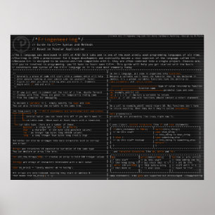 Syntax och metoder i c-langaugen poster