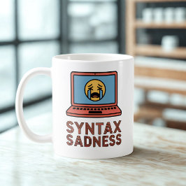 Syntax Sadness | Coding Burnout Design Kaffemugg