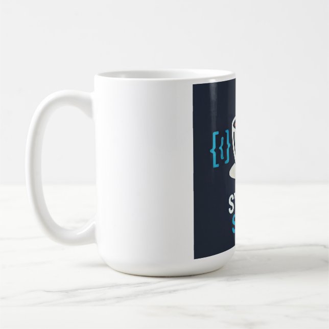 Syntax Saver Kaffe & Kod Kaffemugg (Vänster)