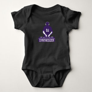 Syntesizer av Vintage för dj elektroniskt och tek T Shirt