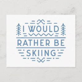 Syntetisk skidåkning i älskare vykort