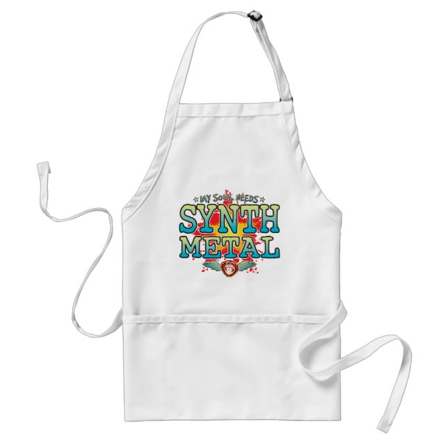 Synth Metall Soul Apron Förkläde (Framsidan)