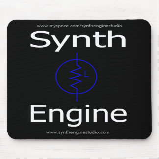 Synth motor Mousepad (svarten) Musmatta
