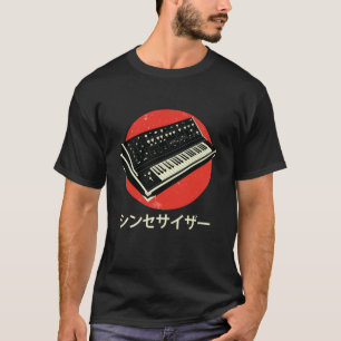 Synth Tangentbord Drum Maskin japansk synthesizer T Shirt