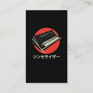 Synth Tangentbord Drum Maskin japansk synthesizer Visitkort