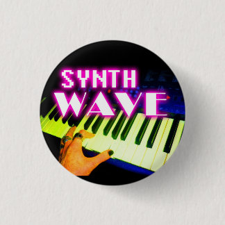 Synth Wave Button Knapp