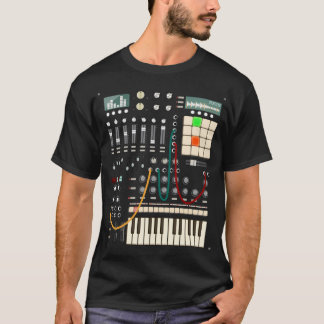 Synthesizer and Drum Maskin by Mewzeek t T Shirt