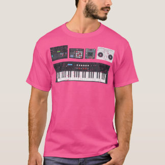 Synthesizer Dj Electronic Music Producer T Shirt