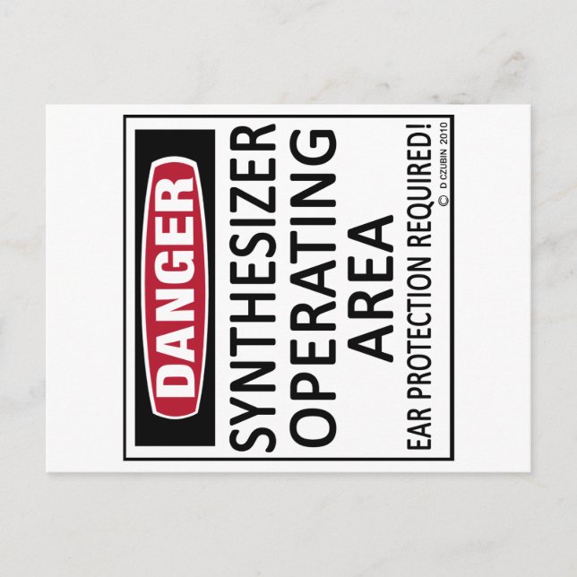 Synthesizer för verksamhetsområde vykort (Framsida)