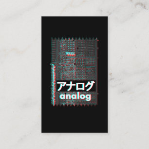Synthesizer Glitch Japanalog Modular Synth Visitkort