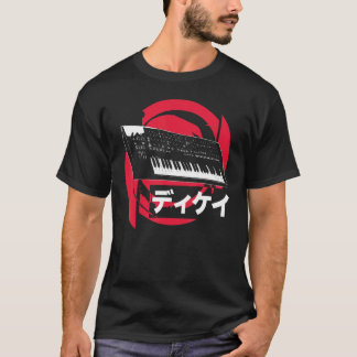 Synthesizer Japanese Analog Synthwave Techno Synth T Shirt