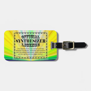 Synthesizer-licens Bagagebricka