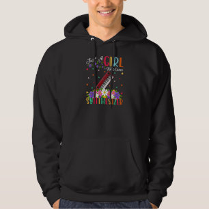 Synthesizer Musik Bara En Tjej Som Älskar Synthes Hoodie