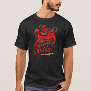Synthesizer Octopus Analog Dj Nerd Producer Daw Sy T Shirt