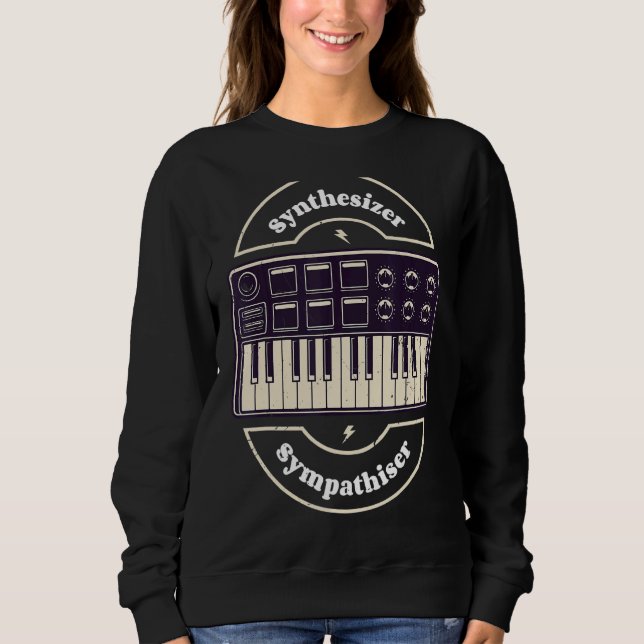 Synthesizer Sympathizer Analog Synth Modular Synth T Shirt (Framsida)