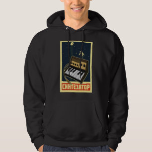 Synthesizer Synth Tangentbord Electronic Musician  Hoodie