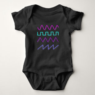 Synthesizer Waveform Synth Rave Analog Music T Shirt