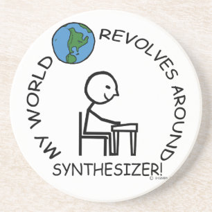 Synthesizer - World Revolves Around Underlägg Sandsten