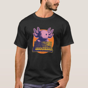 Synthpop New-Wave-Musik Dark-Wave Axolotls-Sällska T Shirt