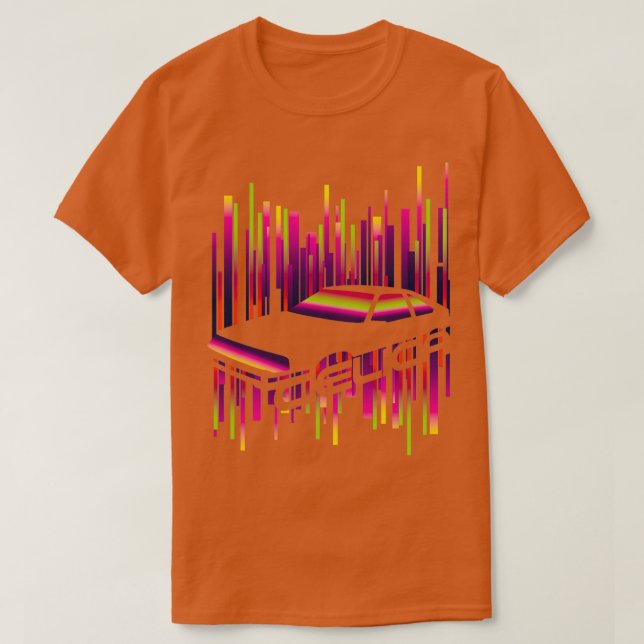 Synthwave Celica T Shirt (Design framsida)