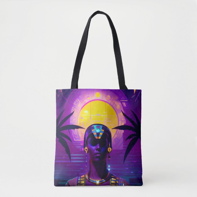 Synthwave Farao Tygkasse (Framsida)