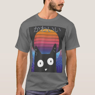 Synthwave Japan 80s Manga Harajuku Otaku Graphic A T Shirt