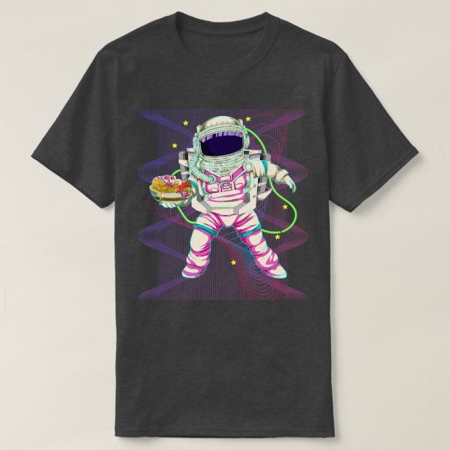Synthwave Japansk Ramen Noodles Retro Vaporwave A T Shirt (Design framsida)