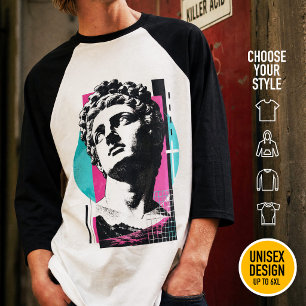 Synthwave Kolosserbrevet Modern Kristendom Retro R T Shirt