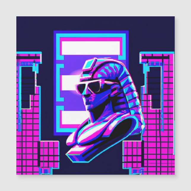 Synthwave Pharaoh (Framsida)