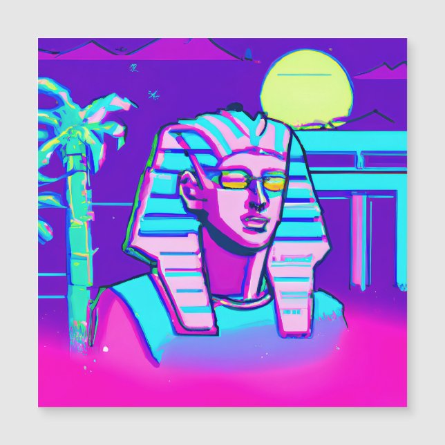 Synthwave Pharaoh (Framsida)