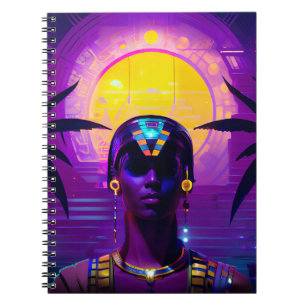 Synthwave Pharaoh Anteckningsbok