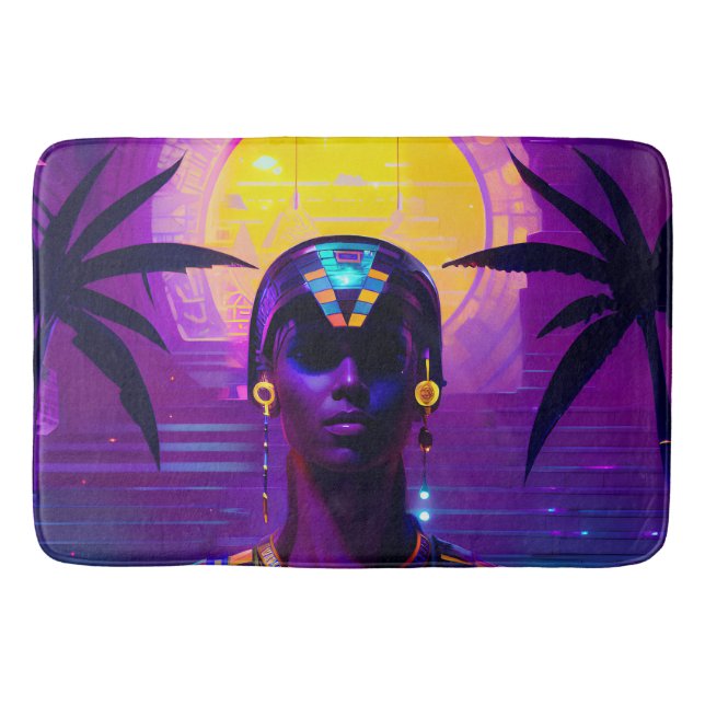 Synthwave Pharaoh Badrumsmatta (Framsidan)