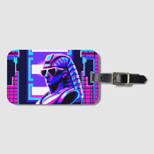 Synthwave Pharaoh Bagagebricka