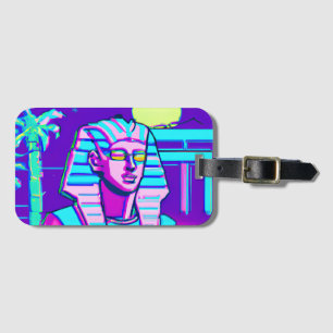 Synthwave Pharaoh Bagagebricka