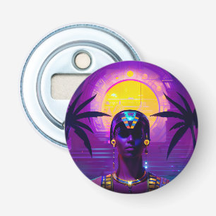 Synthwave Pharaoh Flasköppnare