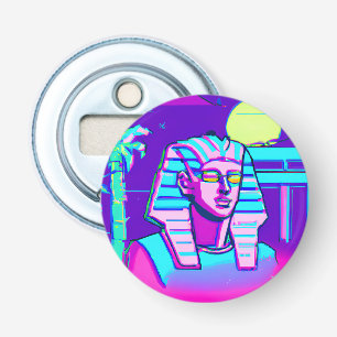Synthwave Pharaoh Flasköppnare
