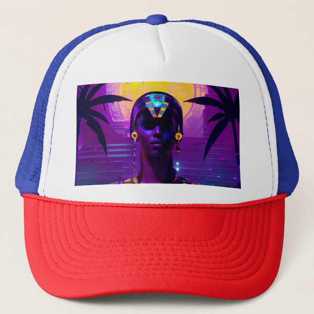 Synthwave Pharaoh Keps (Framsida)