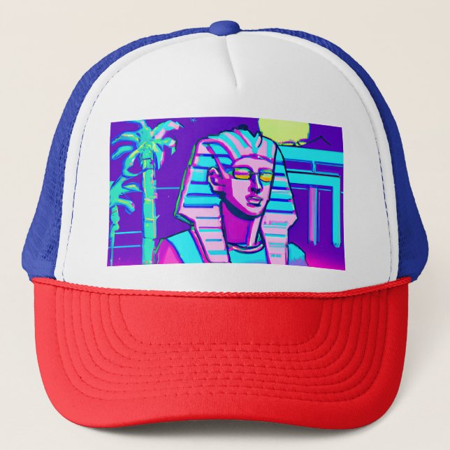 Synthwave Pharaoh Keps (Framsida)