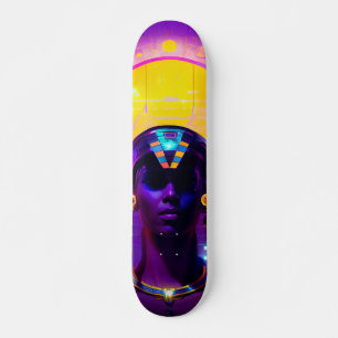 Synthwave Pharaoh Mini Skateboard Bräda 18,5 Cm