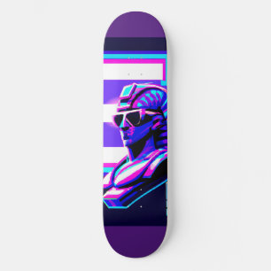 Synthwave Pharaoh Mini Skateboard Bräda 18,5 Cm