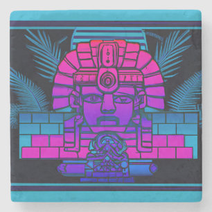 Synthwave Pharaoh Stenunderlägg
