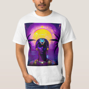 Synthwave Pharaoh T Shirt