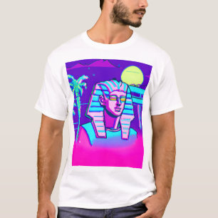 Synthwave Pharaoh T Shirt