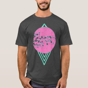 Synthwave Sakura Flower Japan 80 s Vaporwave Cherr T Shirt